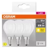 3db LED izzó Gömb E14 P45 5.5W = 60W 806lm 2700K  300° Izzószál OSRAM