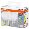 3db LED izzó Gömb E14 P45 5,5W = 60W 806lm 4000K semleges 300°-os izzószál OSRAM ALAP