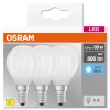 3db LED izzó Gömb E14 P45 5,5W = 60W 806lm 4000K semleges 300°-os izzószál OSRAM ALAP