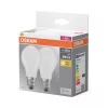 2x LED izzó A60 E27 6,5 W = 60 W 806 lm 2700 K Meleg 300°-os foglalat Osram