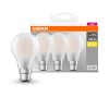 3x LED izzó A60 B22d 6.5W = 60W 806lm 2700K Meleg 300°-os foglalat Osram