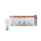 5x LED izzó A60 E27 6,5 W = 60 W 806 lm 4000 K semleges 300°-os foglalat Osram