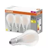 3db LED izzó E27 A60 7,5W = 75W 1055lm 2700K  300°-os izzószál OSRAM