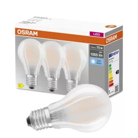   3PAK LED izzó E27 A60 7.5W = 75W 1055lm 4000K semleges 300°-os izzószál OSRAM ALAP
