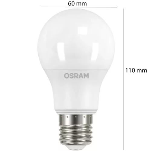 LED szúnyogriasztó rovarizzó E27 A60 8W 806lm 2700K meleg OSRAM