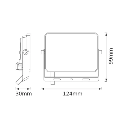 LED reflektor halogén kültéri spotlámpa 20W 3000K 1800lm IP65 reflektor LUX OSRAM