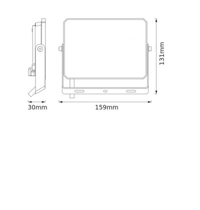 LED reflektor halogén kültéri spotlámpa 50W 4000K 4500lm IP65 reflektor LUX OSRAM