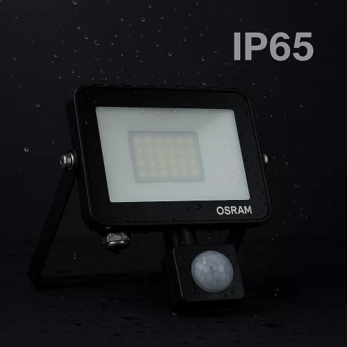 LED Halogén Reflektor Kültéri Spotlámpa 30W 6500K 2700lm IP65 Mozgás- és Alkonyérzékelővel SENSOR FLOODLIGHT LUX OSRAM