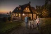 Kültéri LED reflektor mozgás- és alkonyérzékelővel 30W 2850lm 6500K hideg fehér IP65 fekete Floodlight Osram