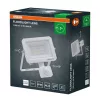 Kültéri LED reflektor mozgás- és alkonyérzékelővel 10W 1100lm 4000K semleges fehér IP65 fehér Lens Osram