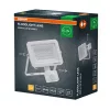 Kültéri LED reflektor mozgás- és alkonyérzékelővel 20W 2000lm 3000K meleg fehér IP65 fehér Lens Osram
