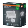 Kültéri LED reflektor mozgás- és alkonyérzékelővel 20W 2200lm 6500K hideg fehér IP65 fehér Lens Osram