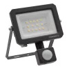 Kültéri LED reflektor mozgás- és alkonyérzékelővel 10W 1100lm 4000K semleges fehér IP65 szürke Lens Osram