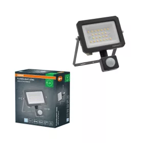   Kültéri LED reflektor mozgás- és alkonyérzékelővel 20W 2200lm 6500K hideg fehér IP65 szürke Lens Osram