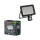 Kültéri LED reflektor mozgás- és alkonyérzékelővel 30W 3300lm 6500K hideg fehér IP65 szürke Lens Osram