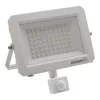 Kültéri LED reflektor mozgás- és alkonyérzékelővel 50W 5000lm 3000K meleg fehér IP65 fehér Lens Osram