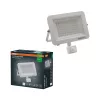 Kültéri LED reflektor mozgás- és alkonyérzékelővel 50W 5500lm 4000K semleges fehér IP65 fehér Lens Osram