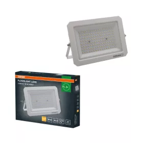   Kültéri LED reflektor 100W 10000lm 3000K meleg fehér IP65 fehér Lens Osram
