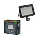 Kültéri LED reflektor mozgás- és alkonyérzékelővel 50W 5500lm 6500K hideg fehér IP65 szürke Lens Osram