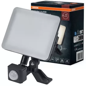   Kültéri LED reflektor mozgás- és alkonyérzékelővel 10W 850lm 4000K semleges fehér IP44 fekete Endura Osram