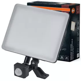   Kültéri LED reflektor mozgás- és alkonyérzékelővel 50W 4250lm 4000K semleges fehér IP44 fekete Endura Osram