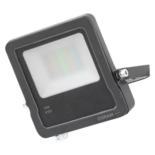 Kültéri LED reflektor 10W 800lm 3000K RGB meleg fehér IP65 szürke SMART Matter WiFi Floodlights Osram