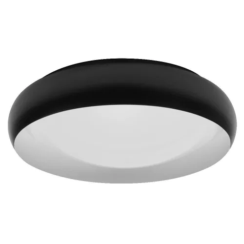 LED mennyezeti lámpa, felületre szerelhető, 24W, 1500lm, 3000K, meleg, 120°, fekete-fehér, szabályozható fényerővel, Orbis Livia, Osram