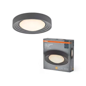   LED mennyezeti lámpa, felületre szerelhető, 24,5 W, 1800 lm, 3000 K, meleg, 116°, szürke, szabályozható fényerővel, Orbis Concrete, Osram