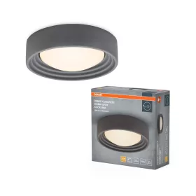   LED mennyezeti lámpa, felületre szerelhető, 13W, 800lm, 3000K, meleg, 116°, szürke, szabályozható fényerővel, Orbis Concrete, Osram