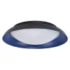 LED mennyezeti lámpa, felületre szerelhető, 35W, 1700lm, 3000K, meleg, 120°, fekete, kék, szabályozható fényerővel, Orbis Plate, Osram