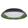 LED mennyezeti lámpa, felületre szerelhető, 45W, 2200lm, 3000K, meleg, 120°, fekete, zöld, szabályozható fényerővel, Orbis Plate, Osram