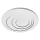 LED mennyezeti lámpa, felületre szerelhető, 42W, 2300lm, 3000K, meleg fehér, Orbis spirál, ovális, Osram
