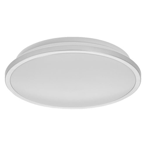 LED mennyezeti lámpa, felületre szerelhető, 18W, 1250lm, 3000-4000K, semleges, 110°, króm, fürdőszobai mennyezetre, CCT, IP44, Osram