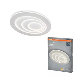   LED mennyezeti lámpa, felületre szerelhető, 63W, 3800lm, 3000K, meleg fehér, Orbis spirál, ovális, Osram