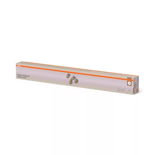 Dekoratív Mennyezeti Lámpa 4x E27 Bézs Dekor Tű Függeszték Osram