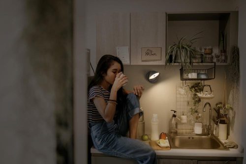 LED Éjszakai Fény Mágneses 1.8W 110lm 3000K Meleg 106° Újratölthető Fekete Szabályozható Nightlux Osram