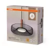 Függesztett mennyezeti lámpa 18,5 W 1160 lm 3000 K meleg 110° fekete dekor háló Osram