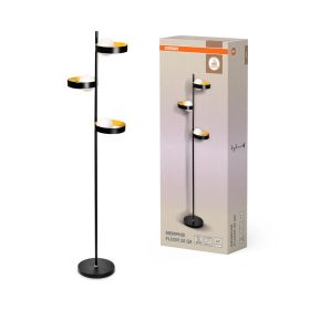 Állólámpa, álló, 3x G9, dekoratív fekete, Osram