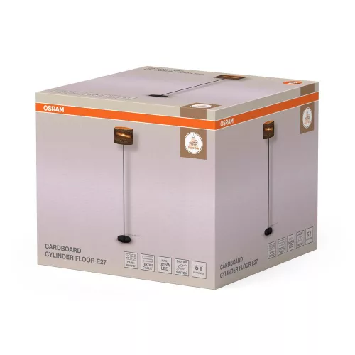 Állólámpa E27 Dekoratív barna dekoráció Osram