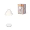 Asztali lámpa, asztali lámpa, E14, dekoratív fehér, Osram