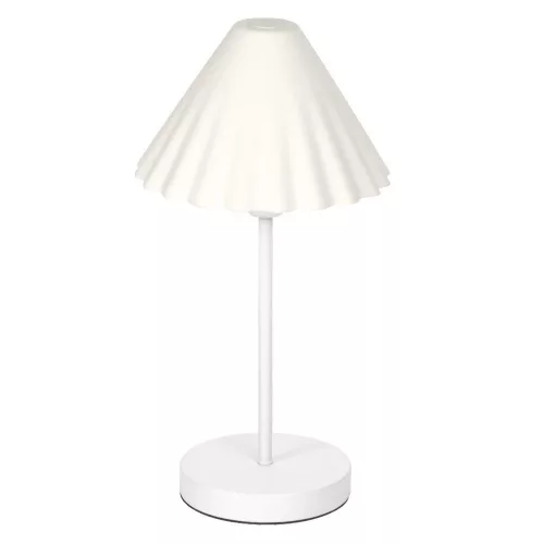 Asztali lámpa, asztali lámpa, E14, dekoratív fehér, Osram