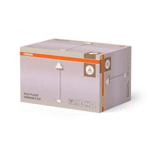 Állólámpa E27, dekoratív fehér Osram