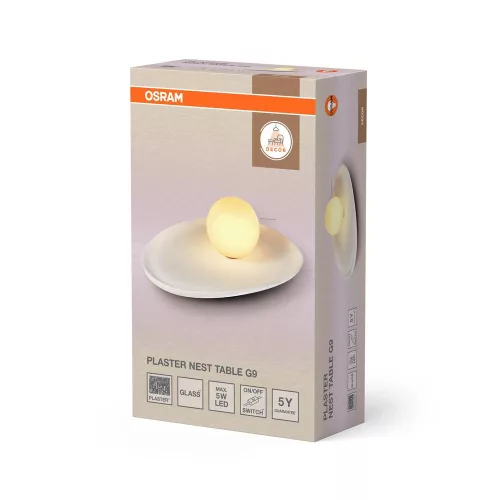 G9 dekoratív fehér Osram asztali asztali lámpa