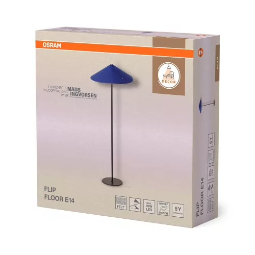 Állólámpa E14 Dekoratív Kék Dekor Osram