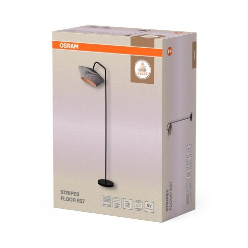 Állólámpa E27 Dekoratív szürke dekoráció Osram