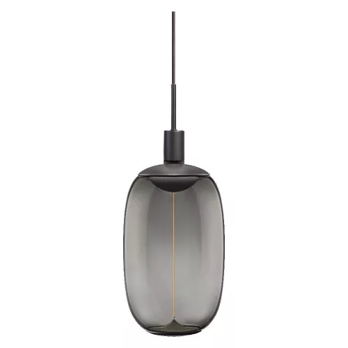 Mennyezeti függeszték lámpa E27 grafit Vintage 1906 Osram