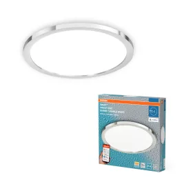   LED Mennyezeti Lámpa Felületre Szerelt Fürdőszobai Lámpatest 18W 1400lm 3000-6500K CCT Kerek Ezüst IP44 Smart+ WiFi Matter Orbis Osram
