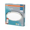 LED Mennyezeti Lámpa Felületre Szerelt Fürdőszobai Lámpatest 18W 1400lm 3000-6500K CCT Kerek Ezüst IP44 Smart+ WiFi Matter Orbis Osram