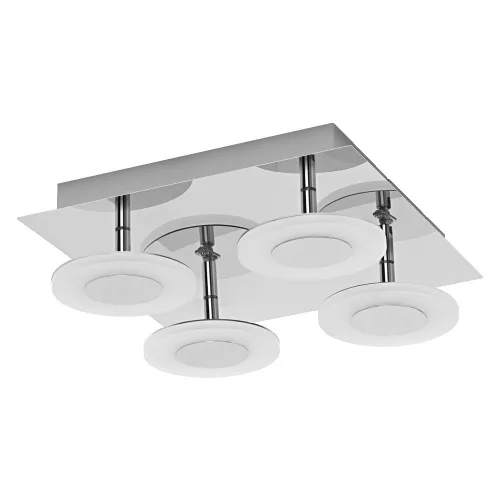 LED Fürdőszobai Lámpa Felületre Szerelhető 24W 1500lm 3000-6500K CCT Négyzet Ezüst IP44 Smart+ WiFi Matter Orbis Osram