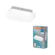 LED Fürdőszobai Mennyezeti Lámpa, Felületre Szerelt, 12W, 1000lm, 3000-6500K CCT, Téglalap Alakú, Fehér, IP44, Smart+ WiFi, Matter Orbis, Osram